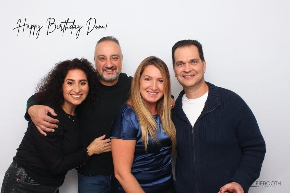 A real moment captured at a SelfieBooth Toronto event